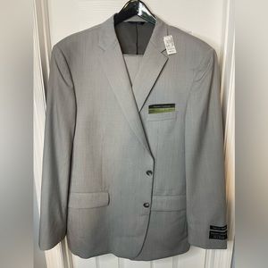 Gray pinstripe Jos A Bank suit